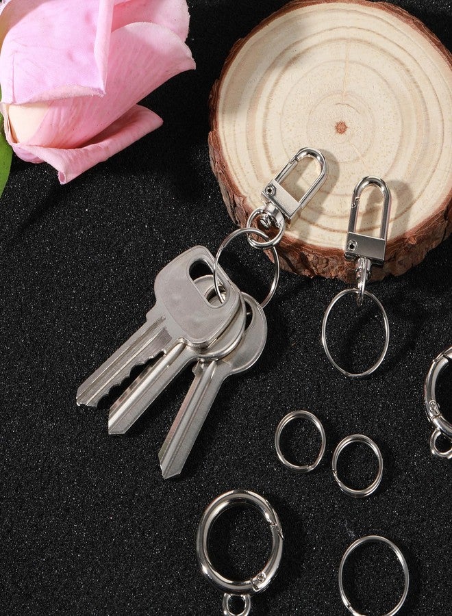 Ymapinc 20Pcs Quick Clips for Cat Dog Collar ID Tag, Small Metal Keychain Ring for Pet ID Tags, Car Keys, Dog Collar Accessories for Pet Safety - 5 Styles - Image 3